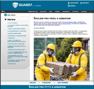 E-LEARNING Školení pro práci s azbestem