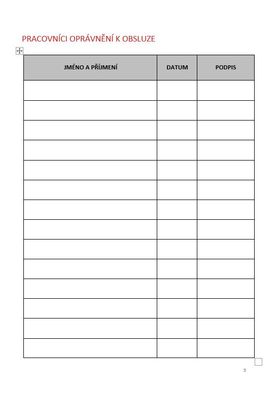 PROVOZNÍ DENÍK MANIPULAČNÍHO VOZÍKU 70 str. A4