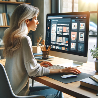 Aplikace pro administraci e-learningových školení (LMS)