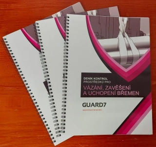 DENÍK KONTROL PROSTŘEDKŮ PRO VÁZÁNÍ, ZAVĚŠENÍ A UCHOPENÍ BŘEMEN 