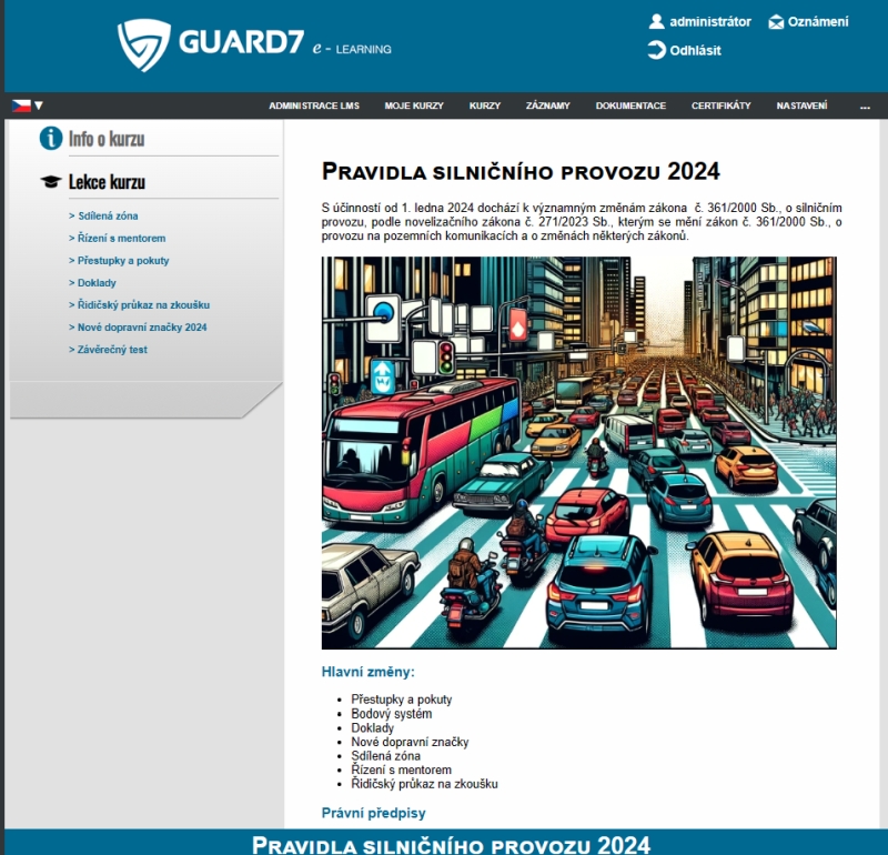 Seznámení se změnami právních předpisů, které jsou účinné od 1.1 2024